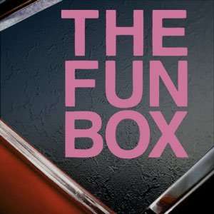  The Fun Box Pink Decal Car Truck Bumper Window Pink Sticker 