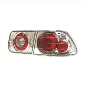    IPCW Clear Tail Lights (1 Pair) 96 00 Honda Civic: Automotive