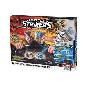  Battle Strikers Turbo Tops Metal XS Tournament Set Toys & Games