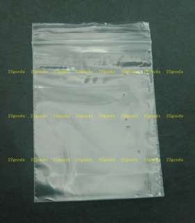 12x18 cm Ziplock Poly Plastic Zipper Bags Pocket big  