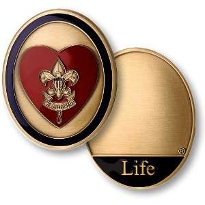  Life Scout Insignia Coin 