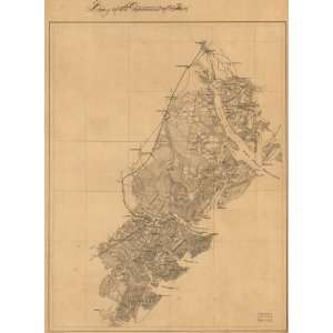  186  Civil War map Georgia & South Carolina: Home 