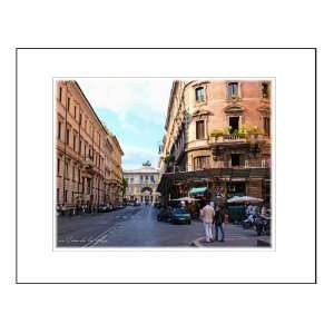  Au Coin de la Rue framed giclee print 20X16