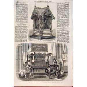  Brush Trohphy Tuer Hall Loom Carpet Waeving Smith 1862 