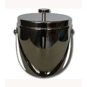  Polished Stainless Steel Ice bucket: Kitchen & Dining