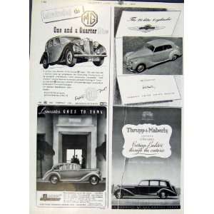   , Lancaster. Lagonda, Humber 1947 Country Life Car Ad