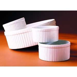  & Gratins Classic Pleated Souffle Dish, Large 7.25