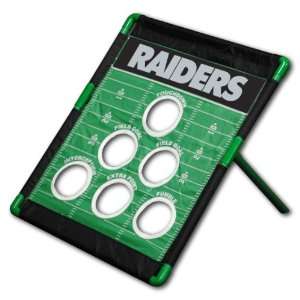  NFL Oakland Raiders Bean Bag Toss Game: Sports & Outdoors