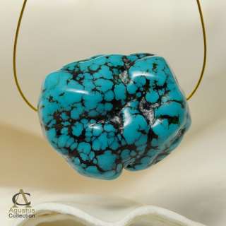 Huge Natural Hubei Turquoise Nugget Gemstone Bead China  