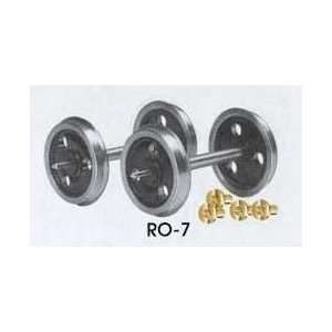  Peco RO 7 3 Hole Disc Wheels & Bearings