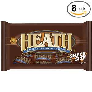 Heath Snack Size Candy Bars, Milk Chocolate & English Toffee, 11.5 