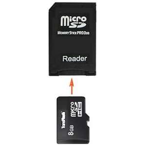  8GB Memory Stick Pro Duo Combo (8GB Micro SD + MS Pro Duo 