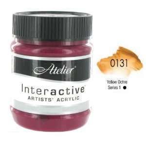   Atelier Interactive Acrylic   250 ml Jar   Yellow Ochre Toys & Games