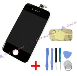   New Full Front Touch Screen Digitizer+LCD Assembly For Iphone 4G+TooL