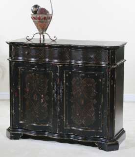 Astoria Buffet Console Sideboard Accent Table   Black  