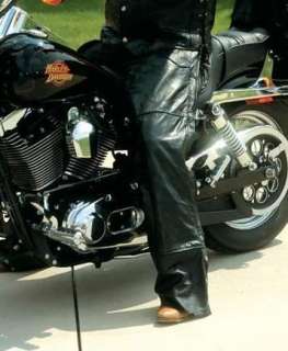 Medium Diamond Plate™ Rock Design Genuine Buffalo Leather Motorcycle 