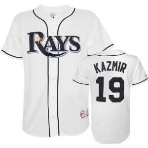 Scott Kazmir Majestic MLB Home Replica Tampa Bay Rays Youth Jersey 