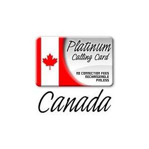  CANADA PLATINUM International PrePaid Phone Card / Calling 