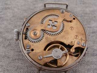 Antiguo y gran Reloj Pulsera Swiss. Caja Original. Cuadrante Original 