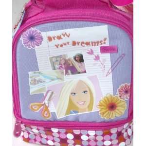  Pretty Pink Barbie Lunchbox, Insulated Lunch Box, Two 