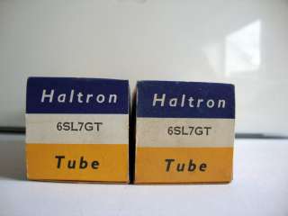 HALTRON 6SL7GT TUBE FOR 300B TRIODE ROUND PLATES  