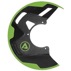  Acerbis Spider Evolution Front Disc Covers   Black/Green 