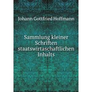  Sammlung kleiner Schriften staatswirtaschaftlichen Inhalts 