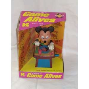  Vintage Kohner Disney Come Alives Mickey Mouse Toy 