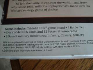 RISK Game w/Mission Cards ~ 360 Military Miniatures ~ Complete 1993 