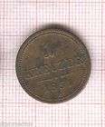 Coin of 1 Kreuzer kreutzer 1851, Empire of Austria, Austrian