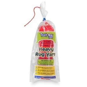  Trait Tex Heavy Polyester Rug Yarn   Pumpkin, 1.37 oz 