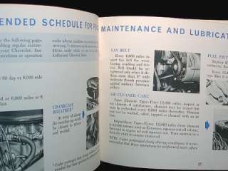 This particular item is a Vintage 1964 CHEVROLET AUTO OWNERS GUIDE 