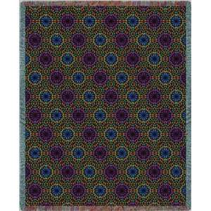 Flower Power Tapestry Throw 