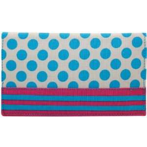  Canvas Checkbook Cover Blue Dot Electronics