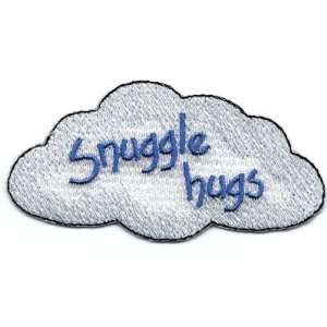    Snuggle Hugs Cloud/Iron On Embroidery Patch 