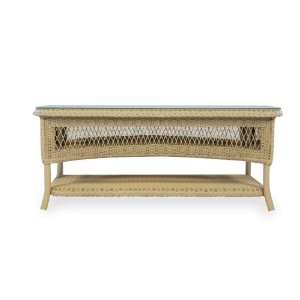  Lloyd Flanders Wicker Cocktail Table Traditional Weave 