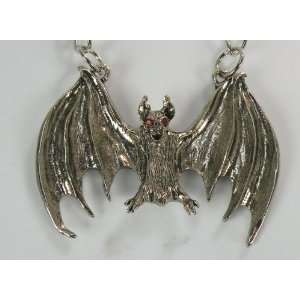  Huge Gothic Bat Pendant Necklace Vampire Dracula Horror 