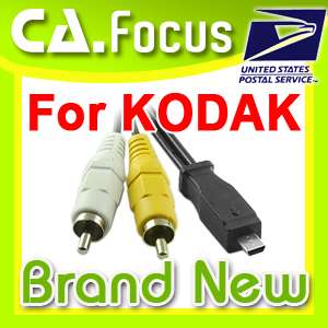 AV Cable for Kodak AV 8 Easyshare Z760 Z812 V503 Z712  