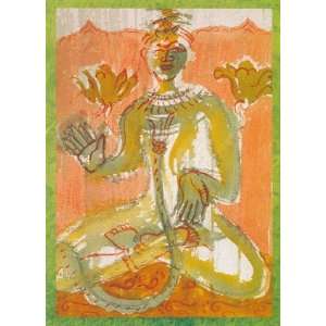  Sri Lakshmi, Note Card, 5x7: Home & Kitchen