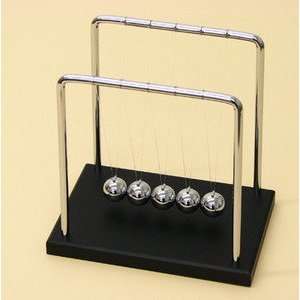 Newtons Cradle or Collision Balls Apparatus Large for Physics:  