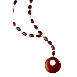    24 in. Exotic Wood Necklace   Baula Collection Style 12RW Jewelry