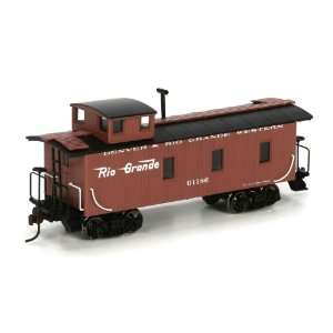  Roundhouse HO RTR 30 3 Window Caboose, D&RGW RND84387 