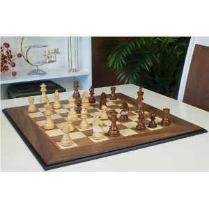  German Staunton Chess Set Package in Golden Rosewood 