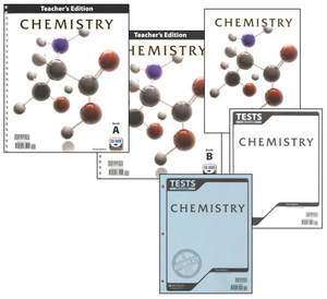 BJUP Chemistry Science Grade 11 Homeschool Kit 3rd Ed 0012517216 
