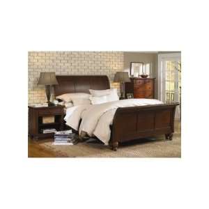  Lansford Park Kingston Sleigh Bed in Distressed Classic 