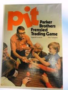   Pit Parker Brothers Frenzied Trading Game 1973 Bell Nice  