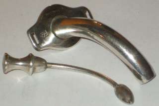   ANTIQUE MEDICAL SOLID SILVER TRACHEOTOMY TRACHEA TUBE THACKRAY  