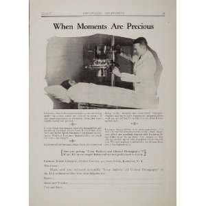   Machine Film Contrast Radiology   Original Print Ad