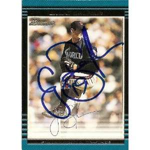 Tampa Bay Rays Grant Balfour Signed 2002 Bowman Card:  