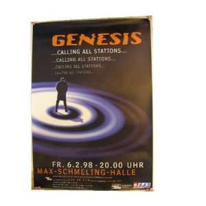  Genesis Concert Tour Poster Calling All Stations 1998 